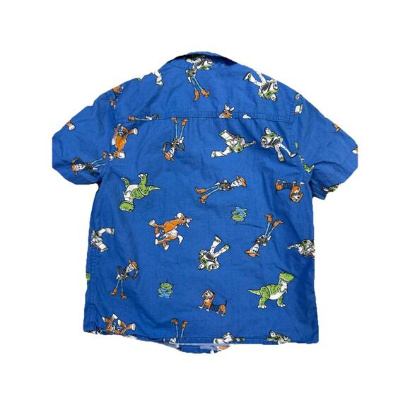 Pixar Disney Toy Story Button Up Shirt 3T Blue - Picture 6 of 6
